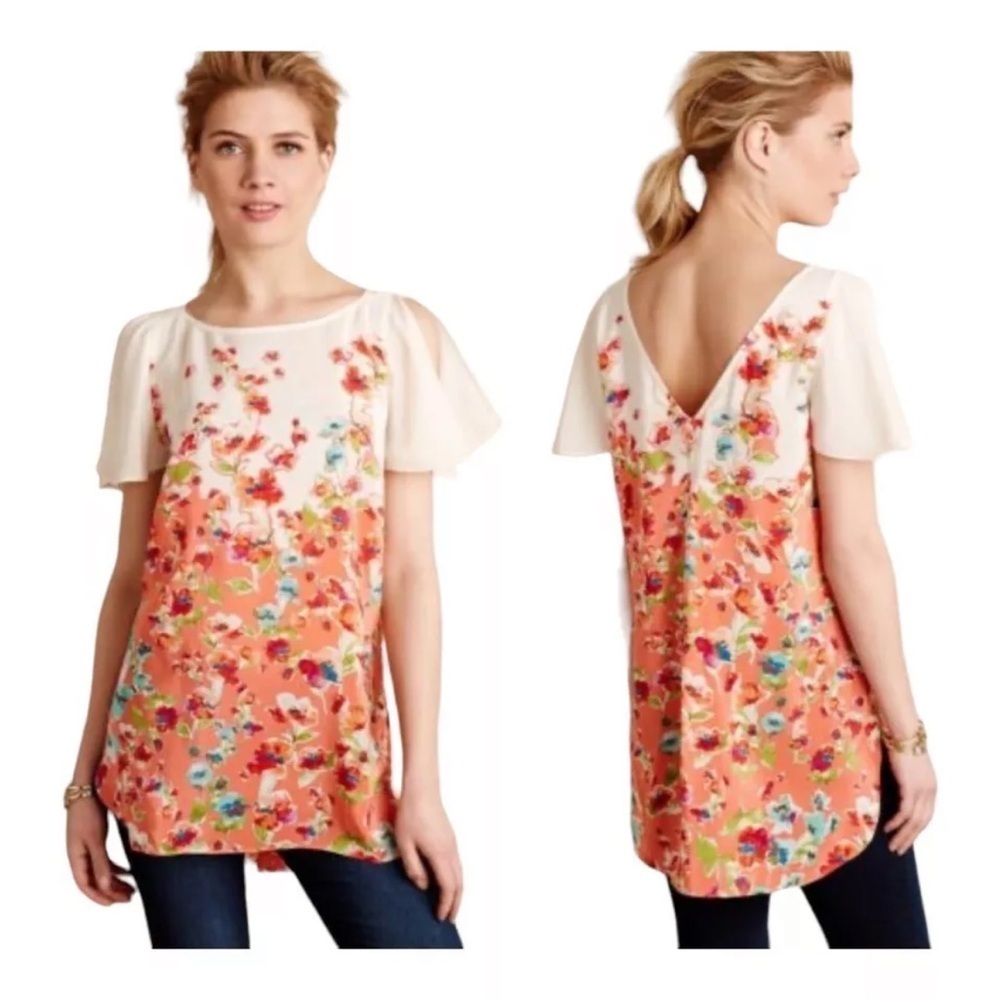 Maeve Silk Floral Blouse
